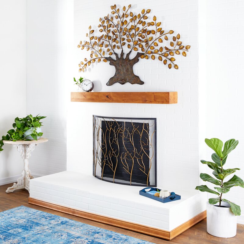 Bring the Outside in With a Rustic Copper Tree