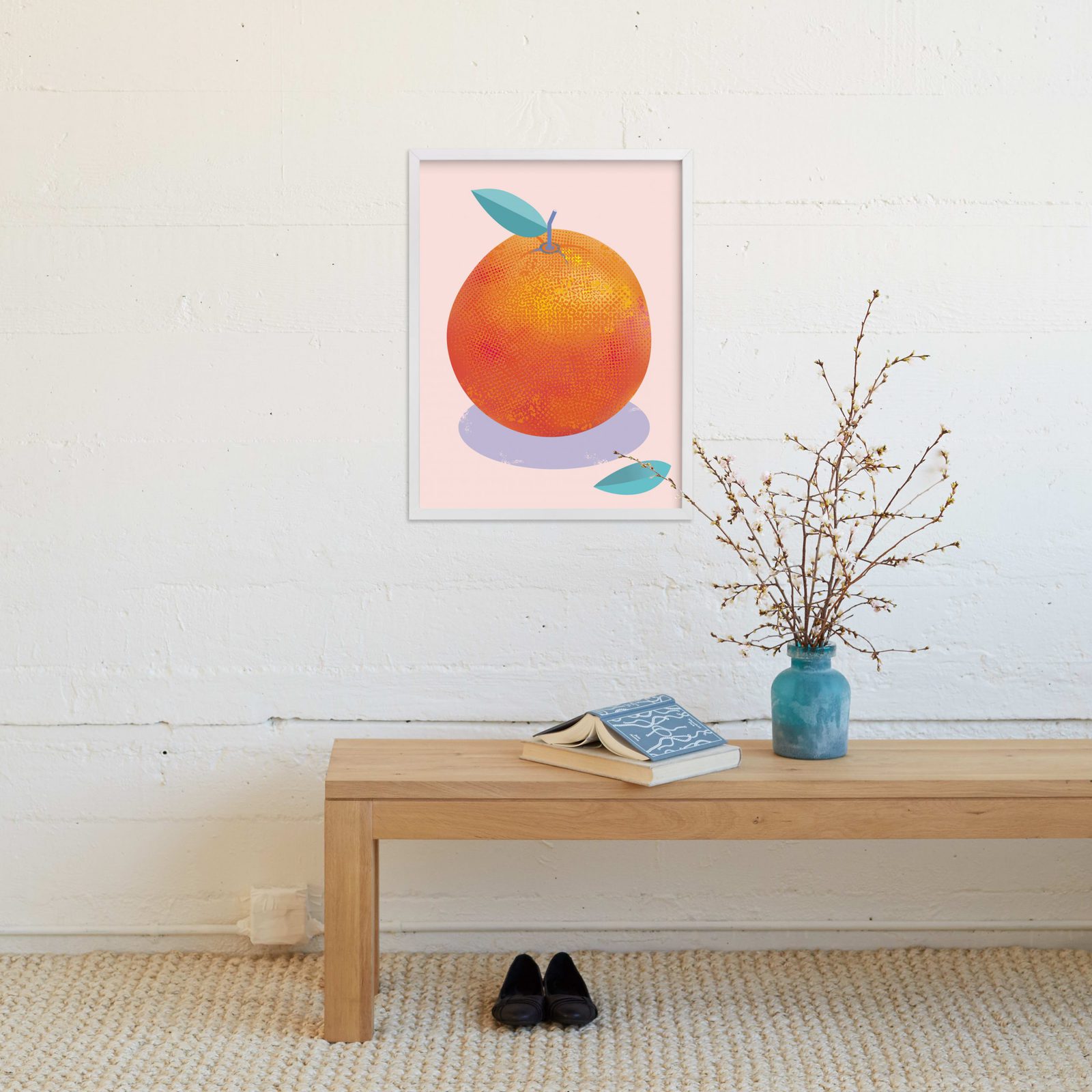 Fresh Orange Art Print