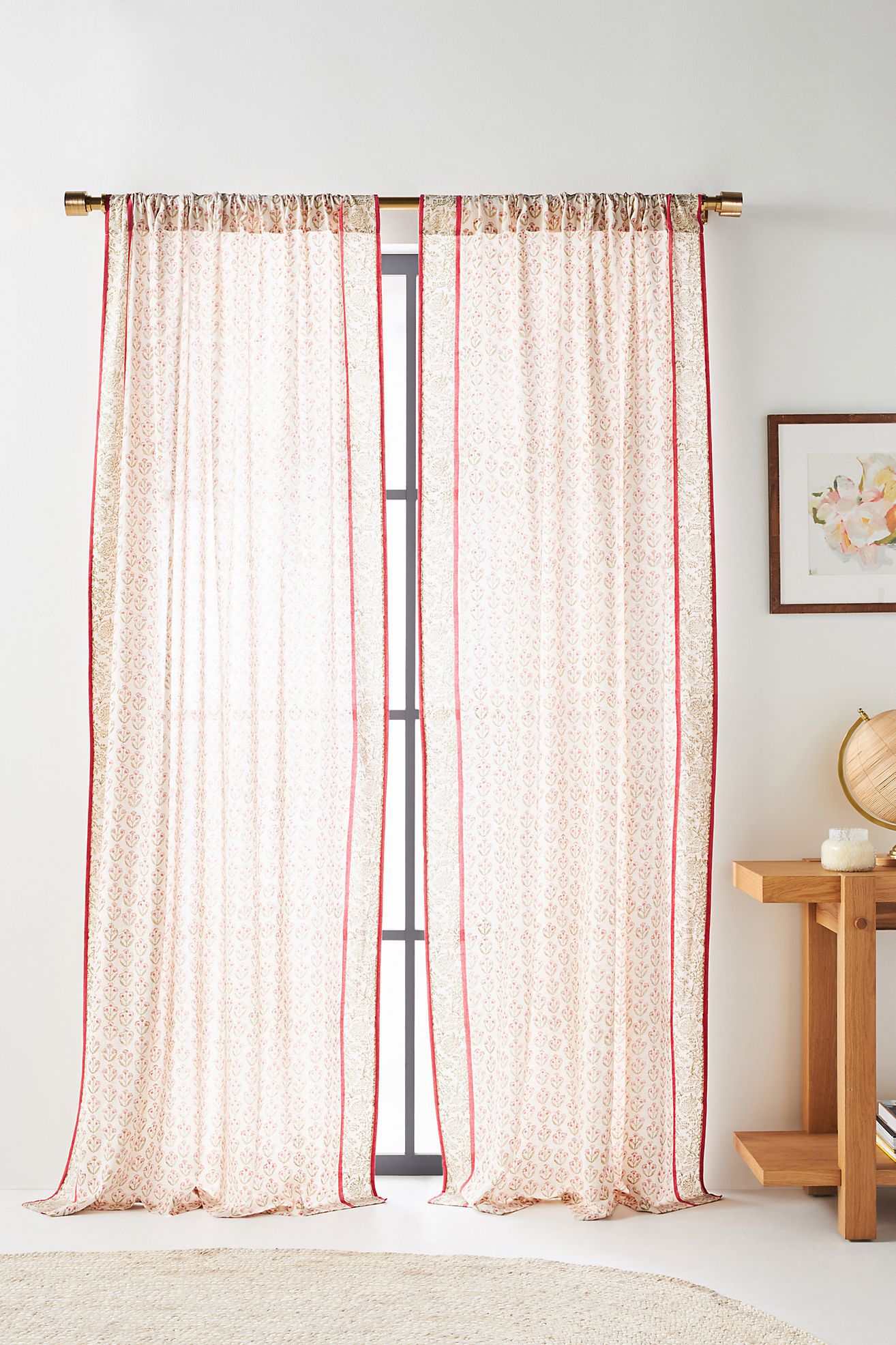 Hand Printed Curtains