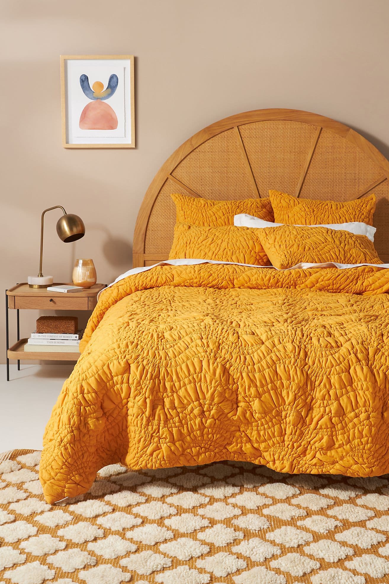 Bright, Textured Bedding