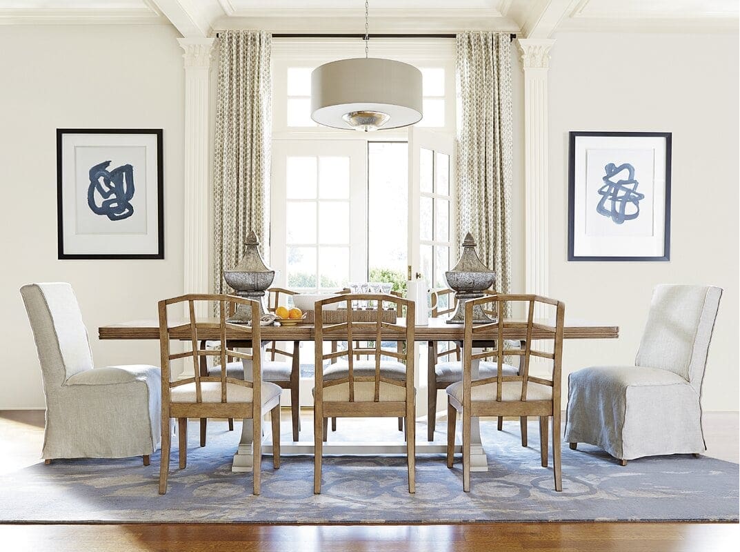 Rustic Curtains For A Dining Room