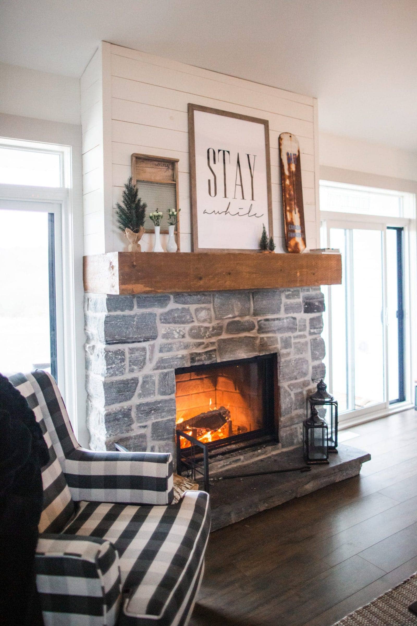 Modern Farmhouse Mantel Decor