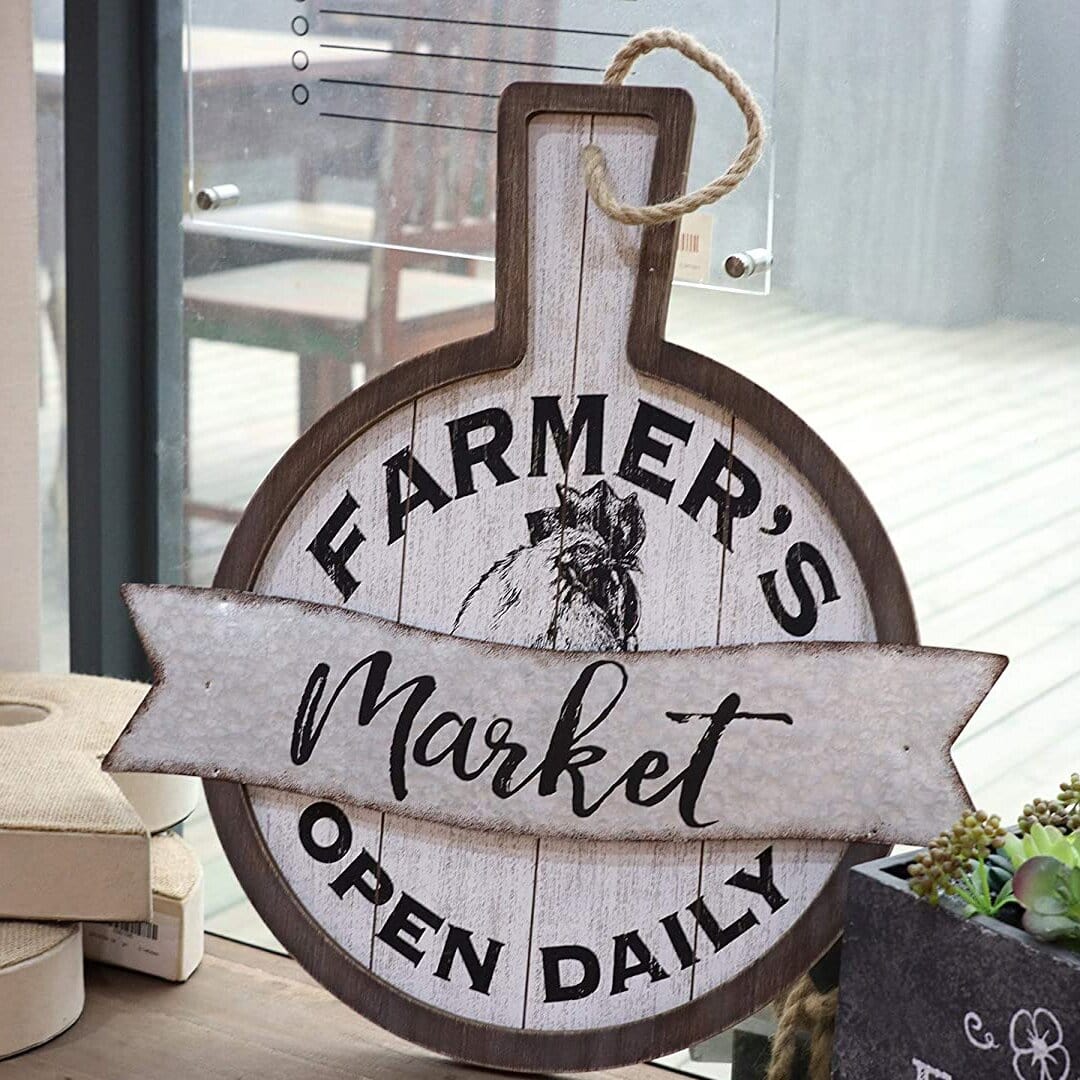 Farmer's Market Wall Sign