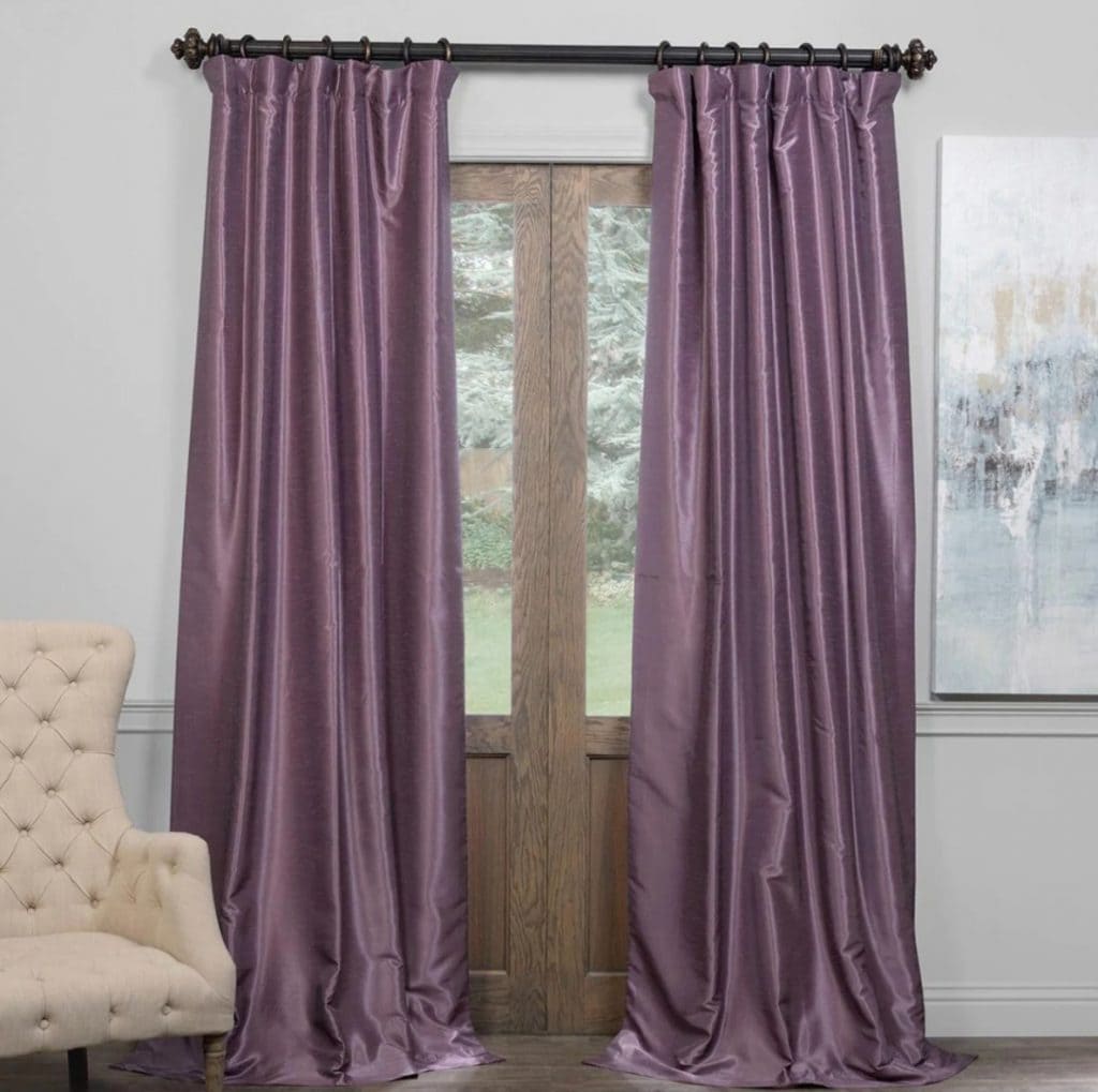 14 Purple Curtains Ideas for the Bedroom