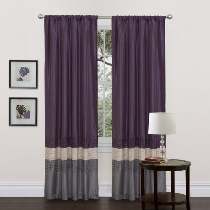 14 Purple Curtains Ideas for the Bedroom