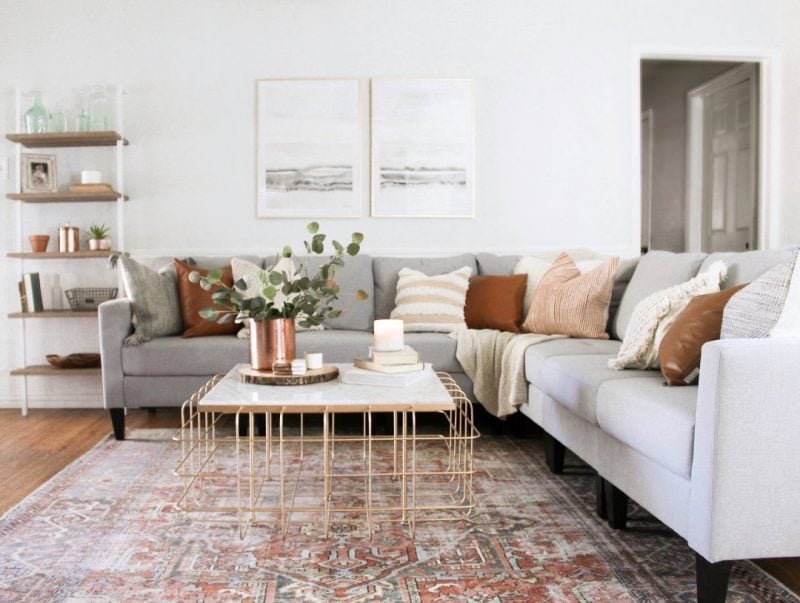 How to Place a Rug Under a Sectional Sofa 12 Ideas