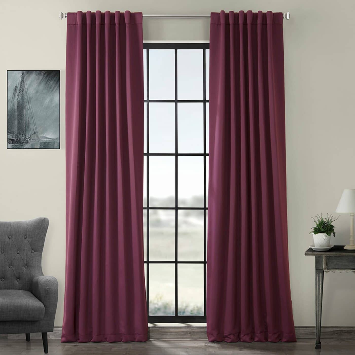 14 Purple Curtains Ideas for the Bedroom