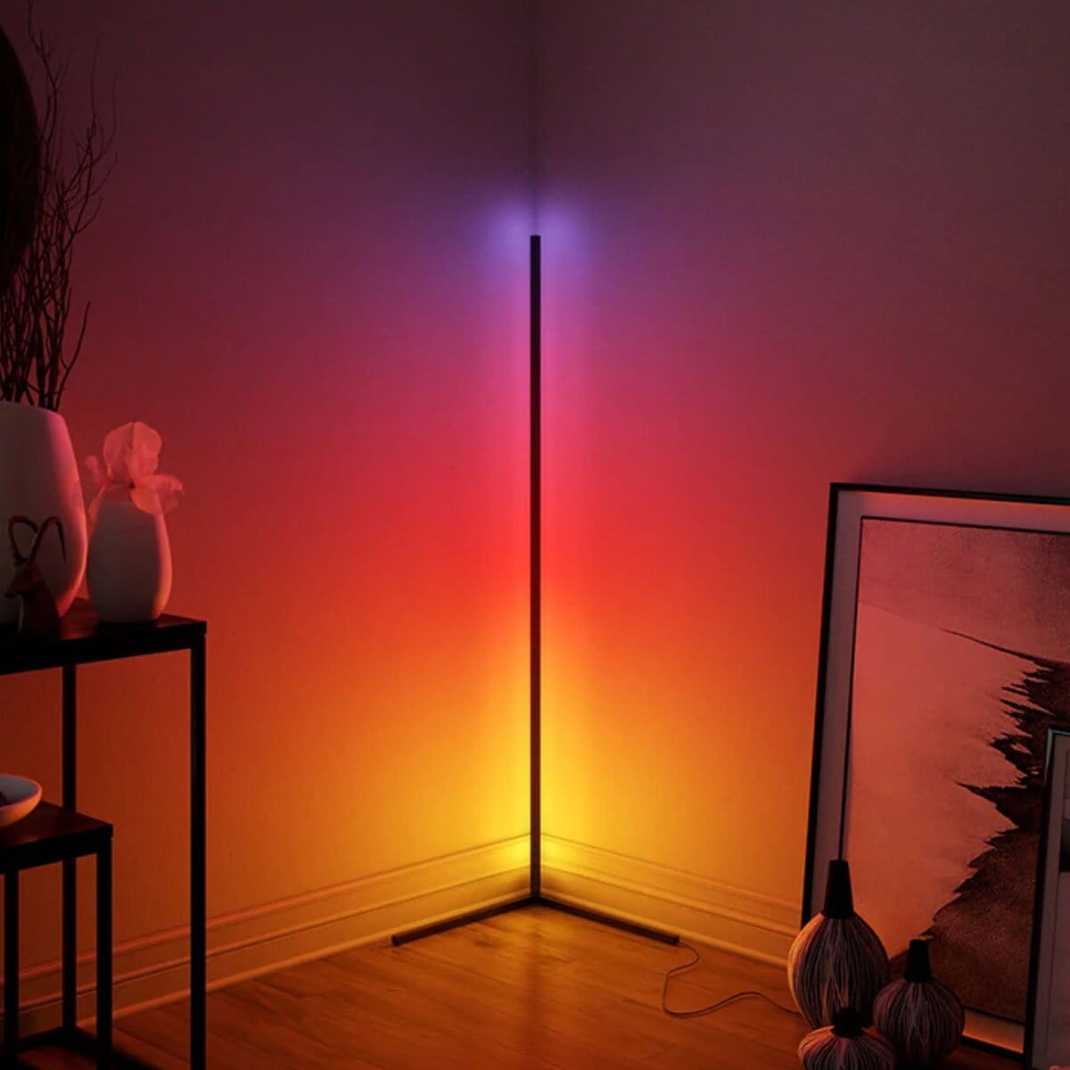 Make a Statement With Corner LED Mood Lighting