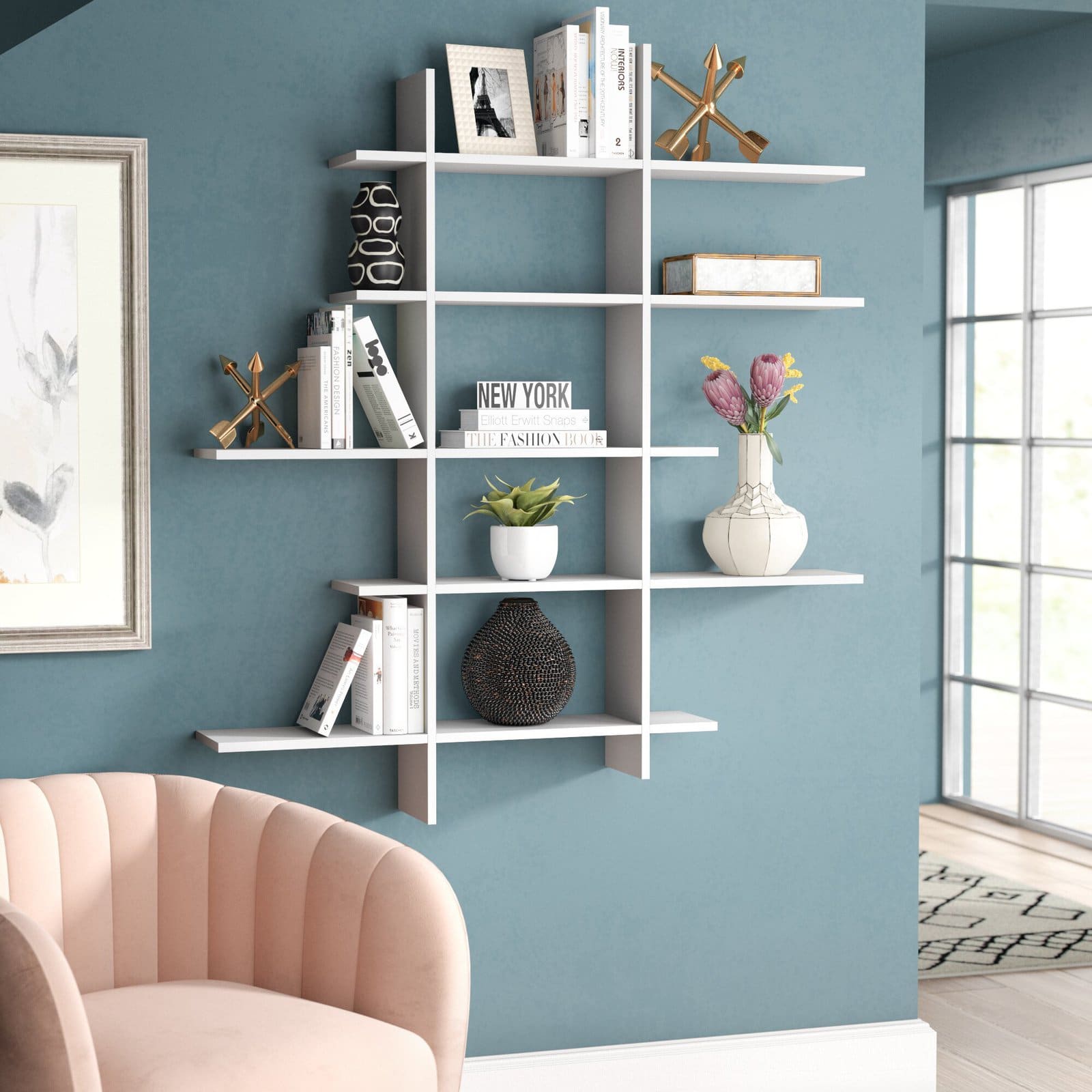 Artistic Cool Wall Shelves Ideas