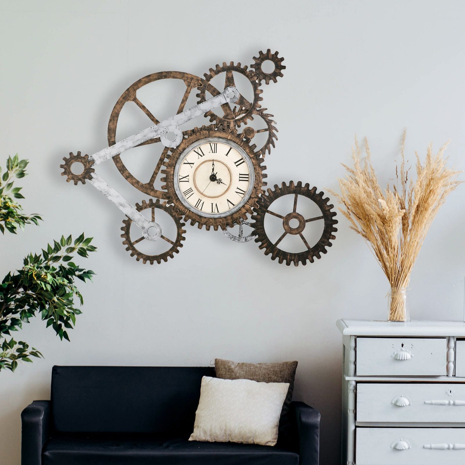 Industrial Gears Wall Clock