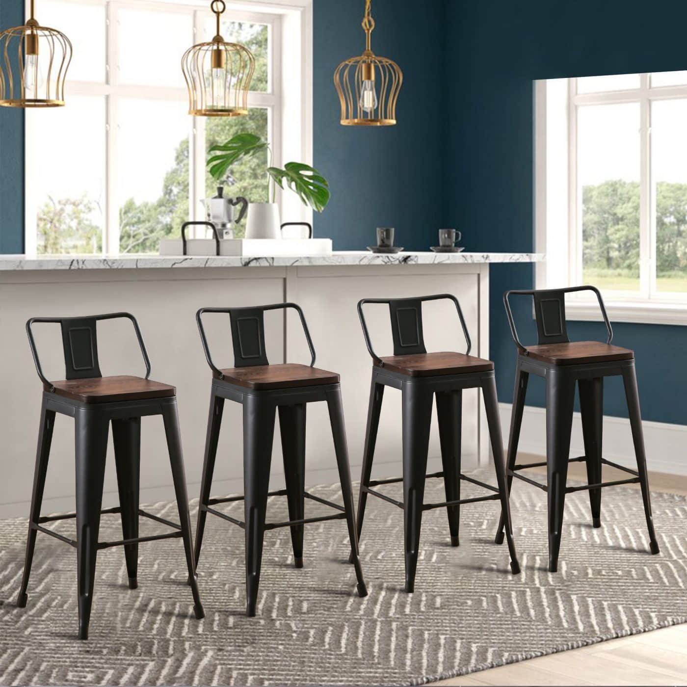 kitchen bar stools set of 2        <h3 class=