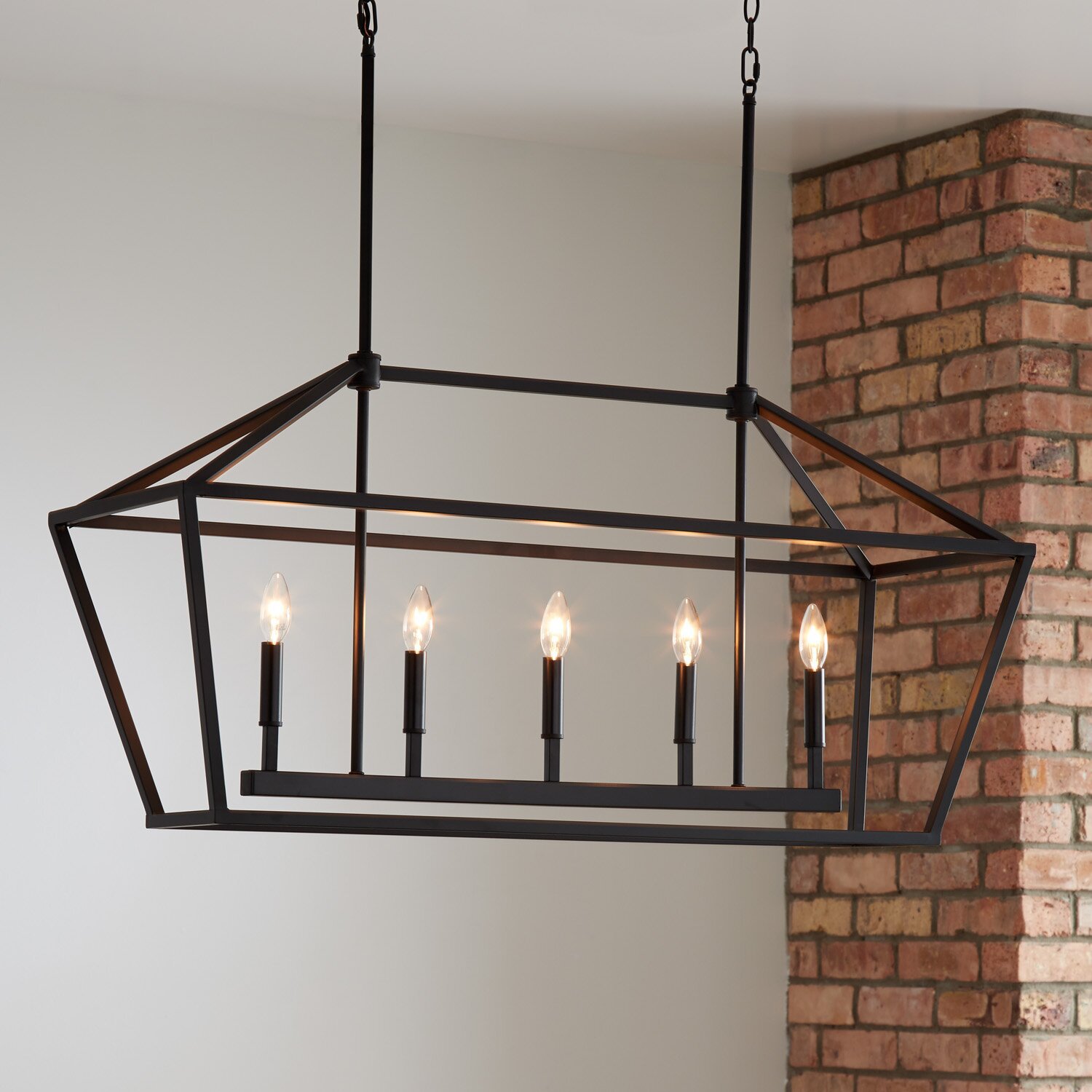 Traditional Street Lamp-Shaped Kitchen Ceiling Fixture