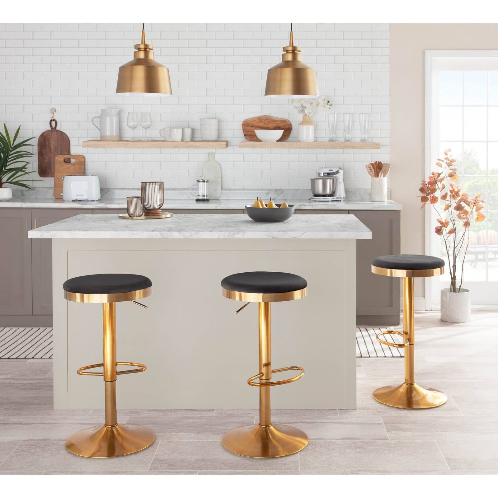 15 Best Stools For Kitchen Island, Small Kitchen Island With Bar Stools