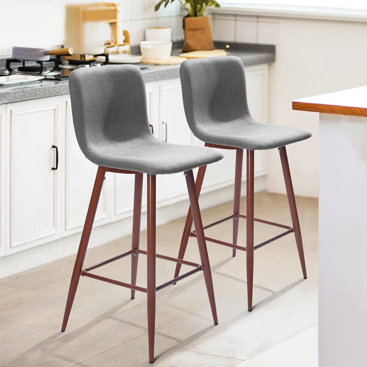 Breakfast Bar Stools Light Grey at Kelly Bass blog