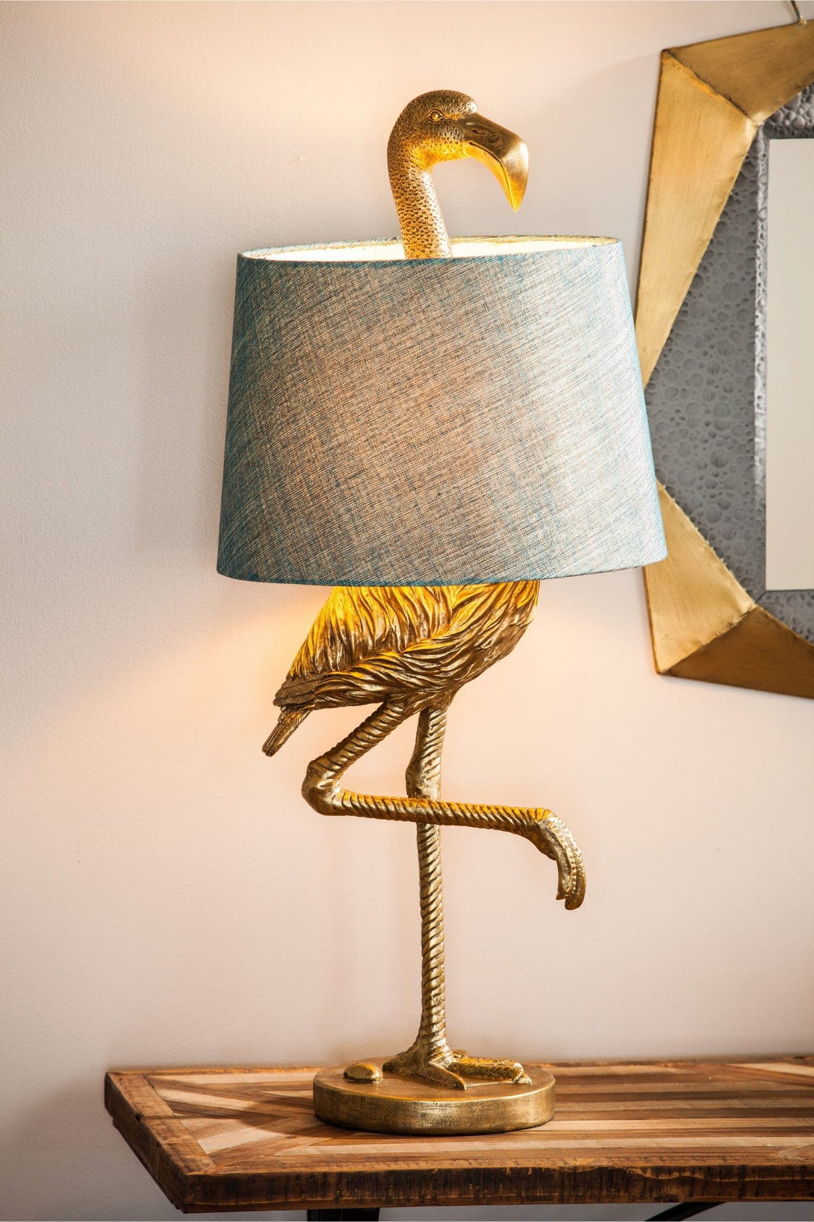 Let’s Talk about THE Gold Flamingo Lamp