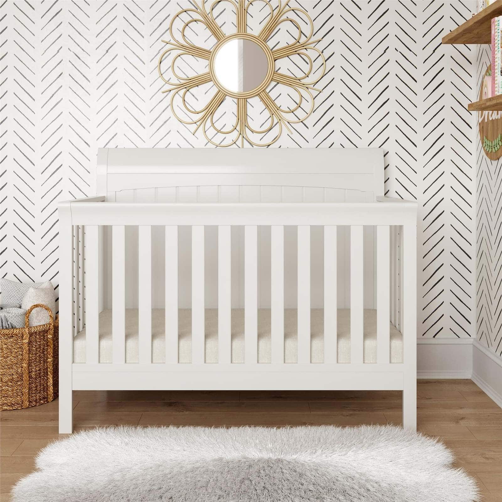 A Convertible Crib Sleigh Bed That Will Grow With Your Baby