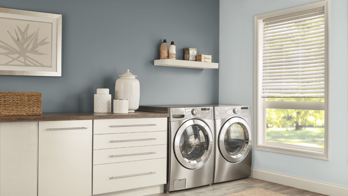 The 13 Best Blue Gray Paint Colors Of 2025 13 Mudroom In Metal Blue By Behr 1 1200x675