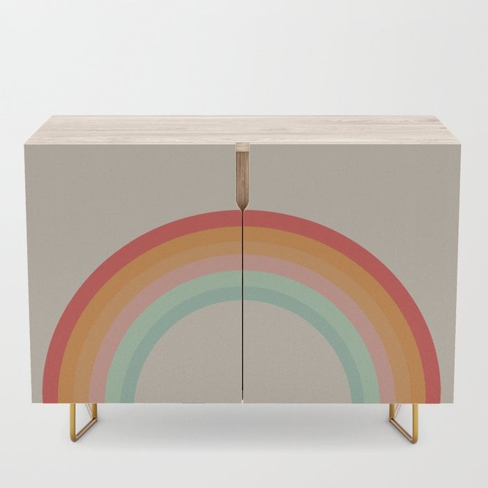 A Rainbow Storage Cupboard