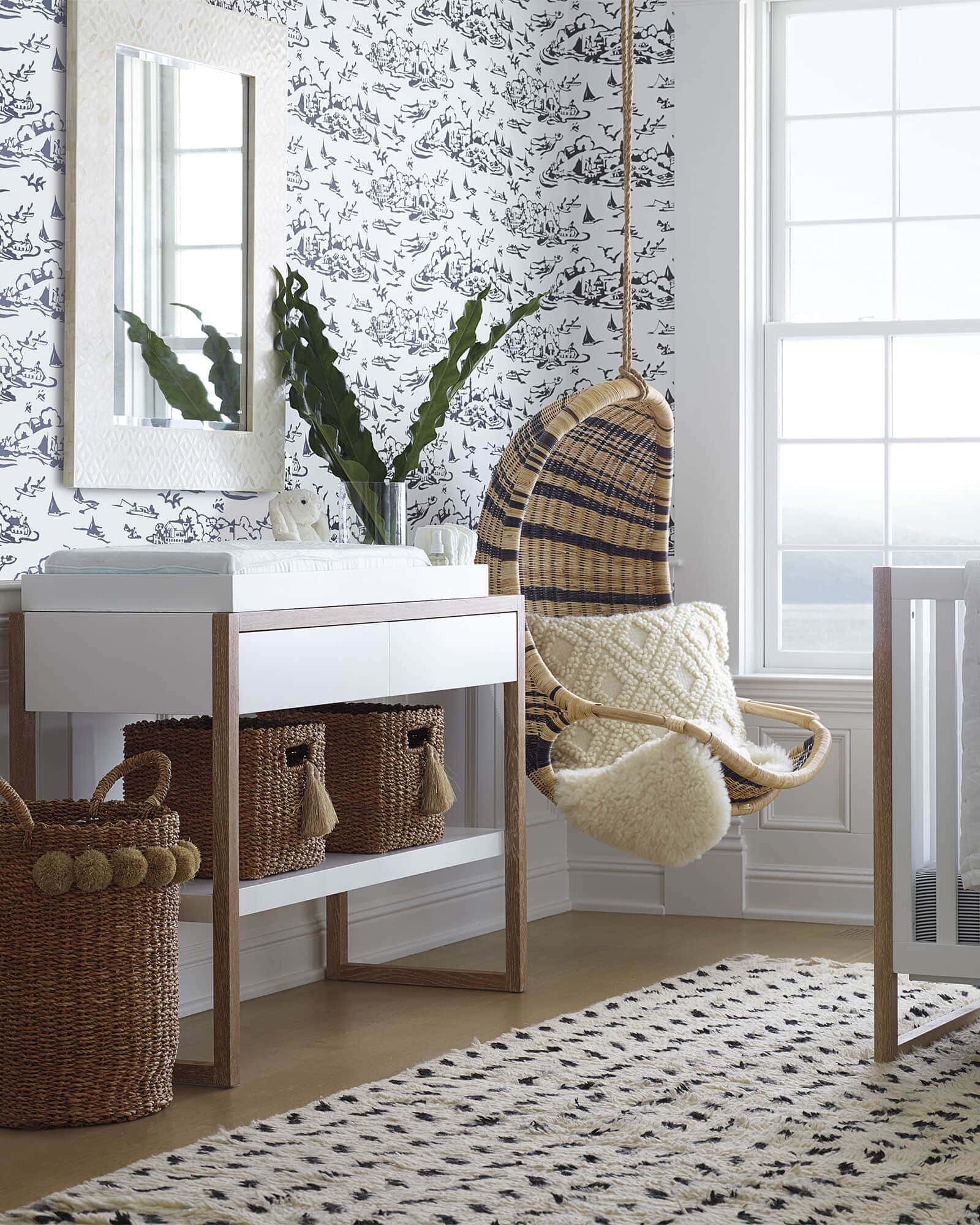 Use this Changing Table to Create an Earthy Toned Nursery