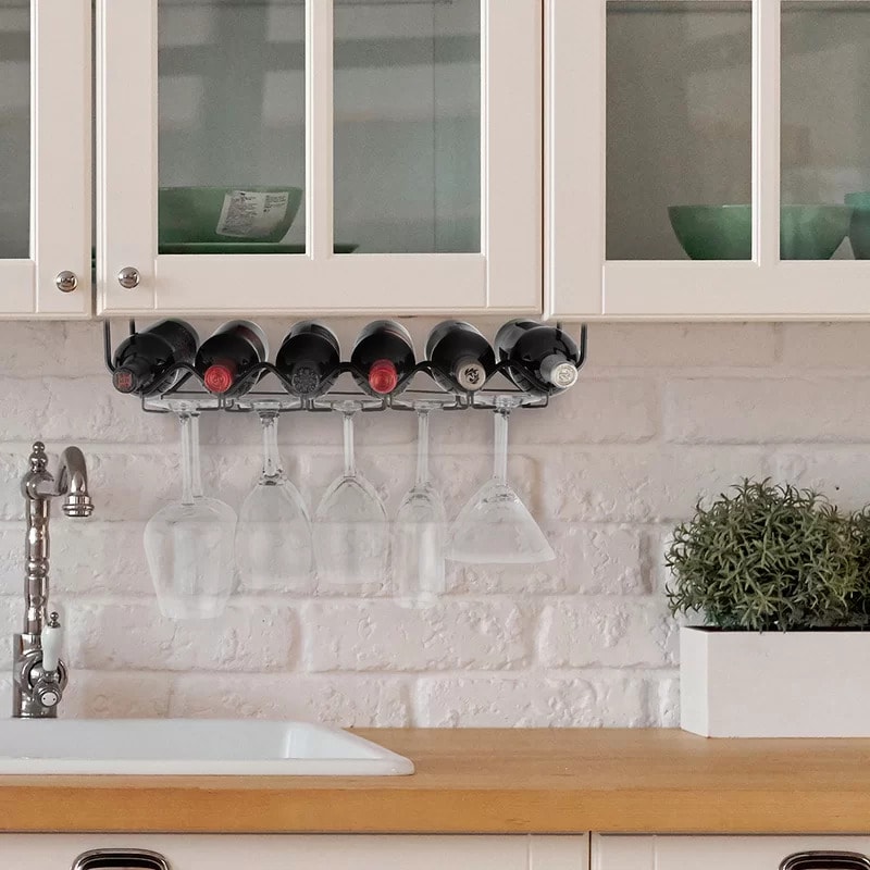 Be Ready for a Good Time With an Under-Cabinet Wine Rack