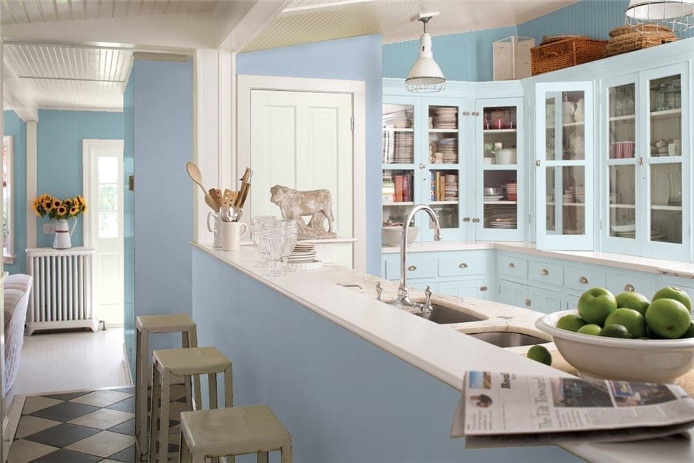 7 Kitchen in Summer Shower by Benjamin Moore 1