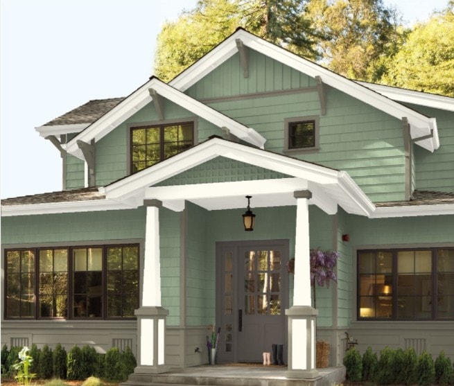 7 Swiss Coffee Exterior By Benjamin Moore 1