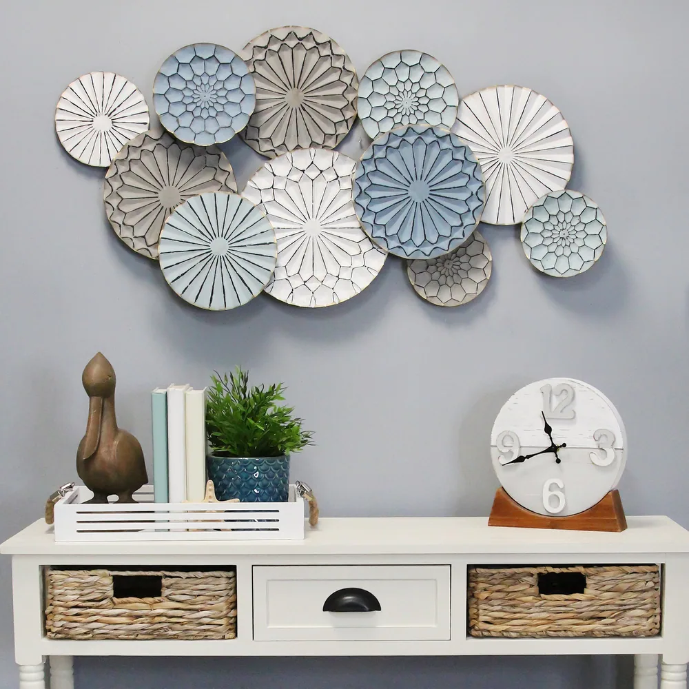 Metal Plates Make Boho-tastic Wall Art