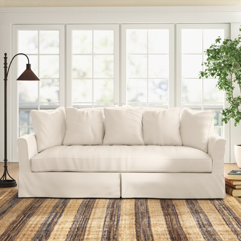 Slip Covered Casual Sofa