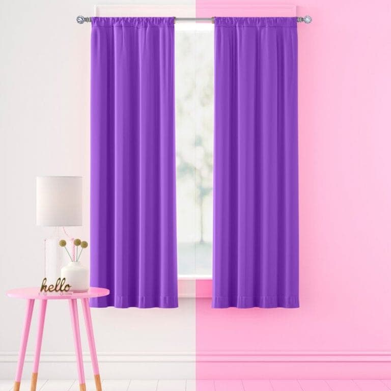 What Color Curtains Go with Pink Walls?