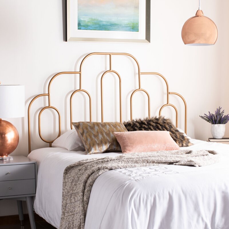 Bring in Some Glam with This Sleek Headboard