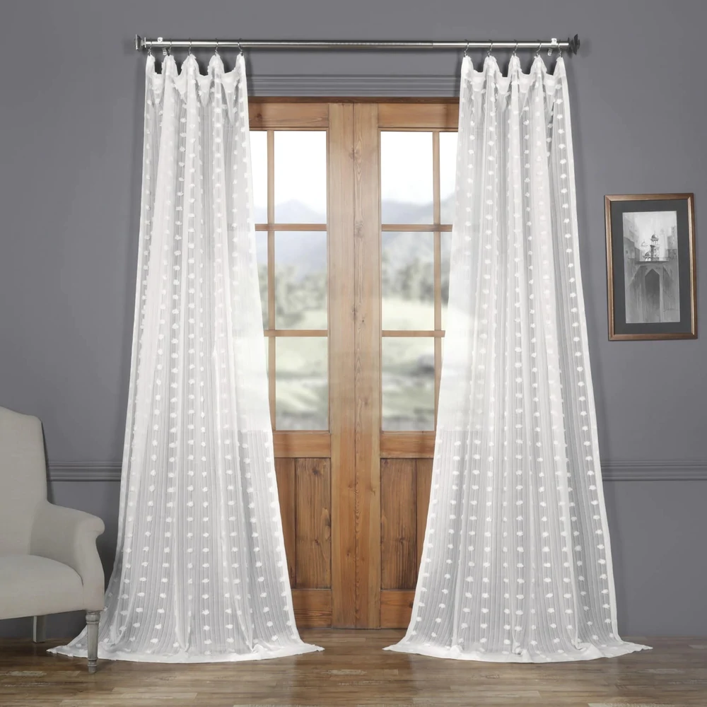 Select a Set of Sheer Dotted Shades