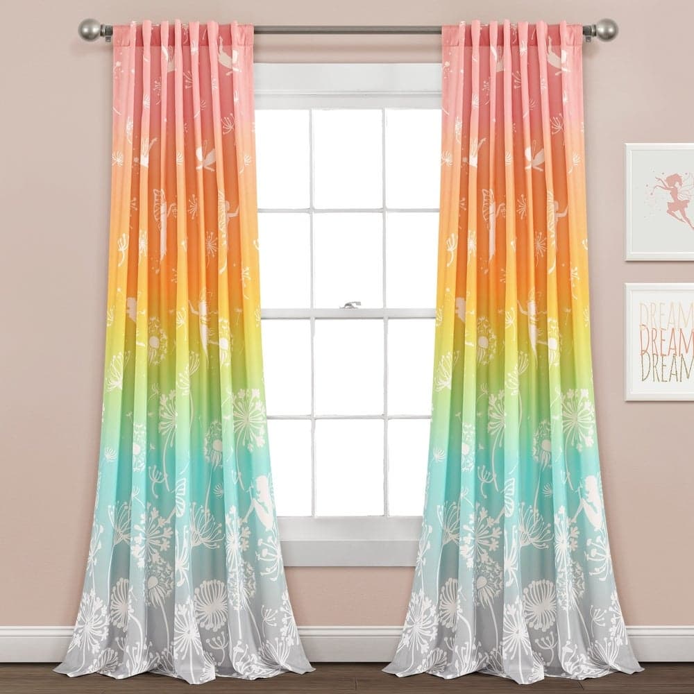 Round-Up These Rainbow Curtains in Popping Pastels