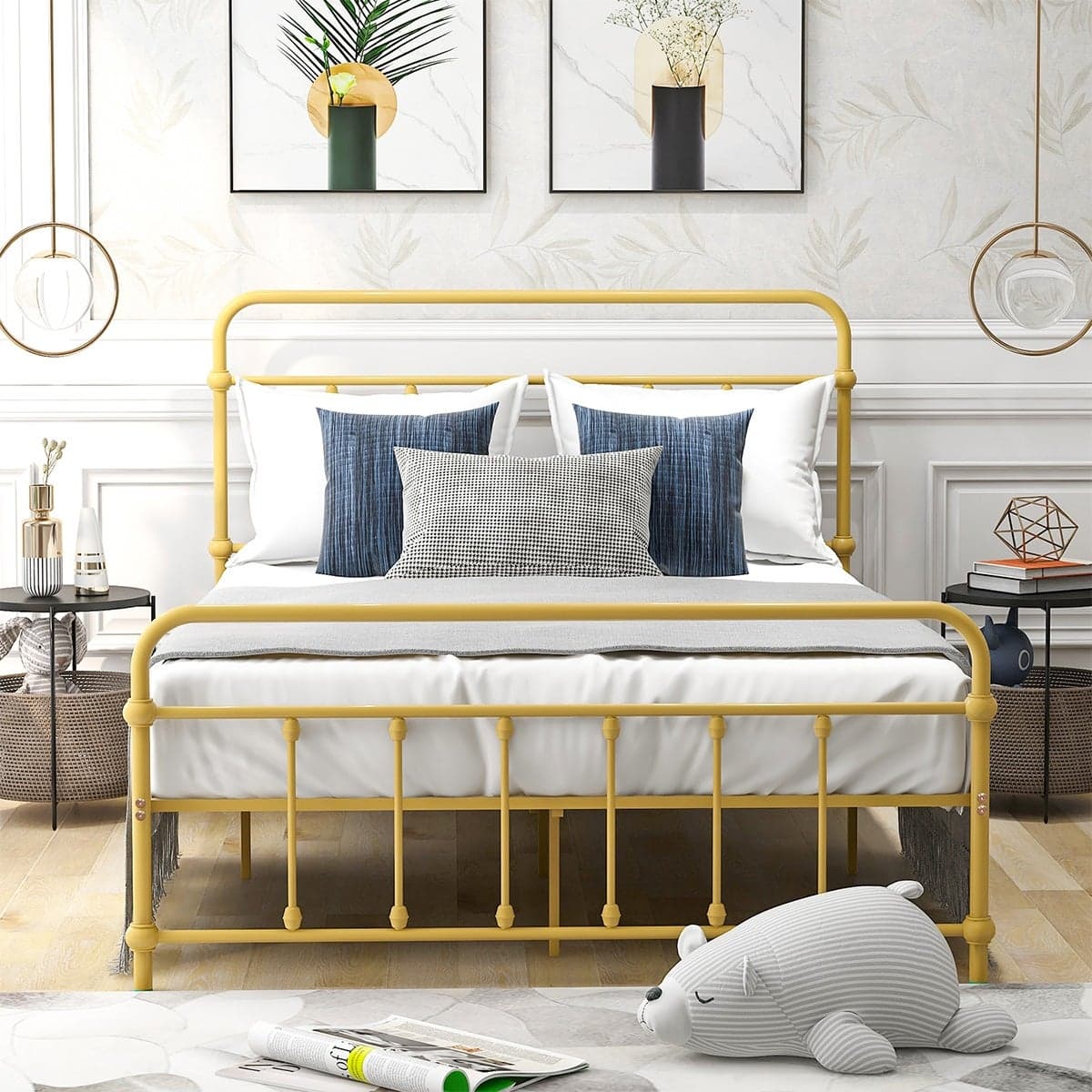 Go for a Sleek Bed Frame with Headboard