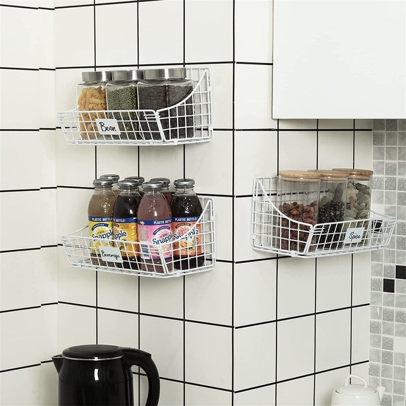 Install Wire Baskets for Extra Storage