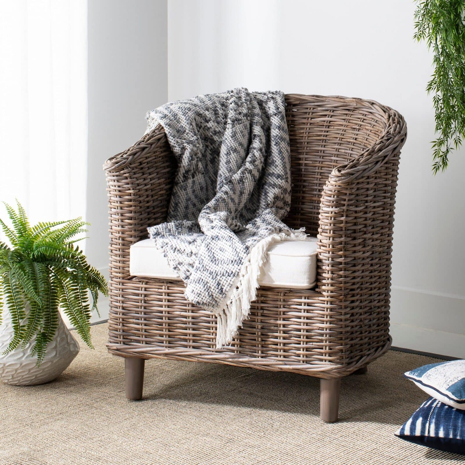 Bring Texture to Your Room with a Rattan Accent Chair