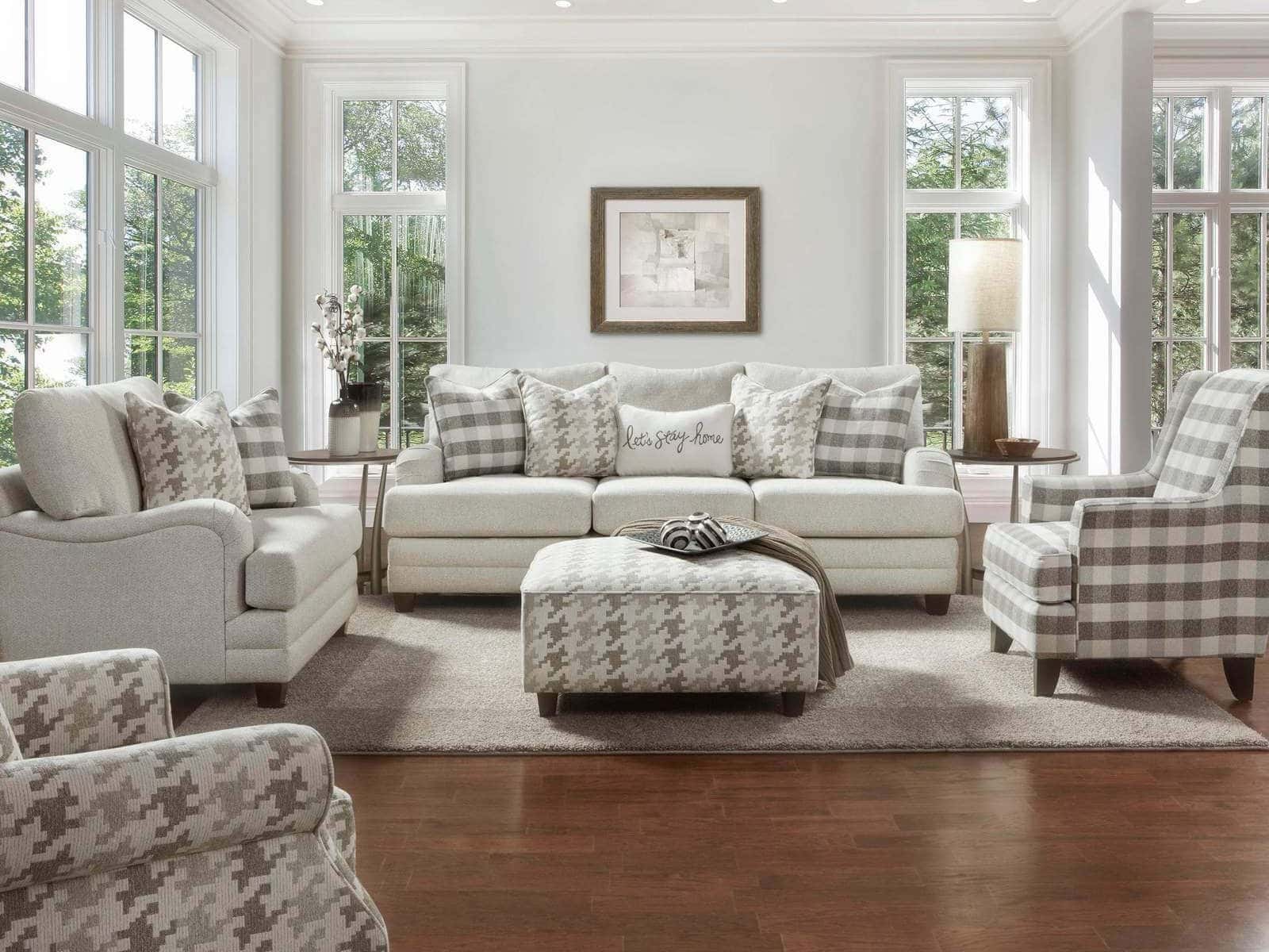 Comfy Casual Wool Sofa