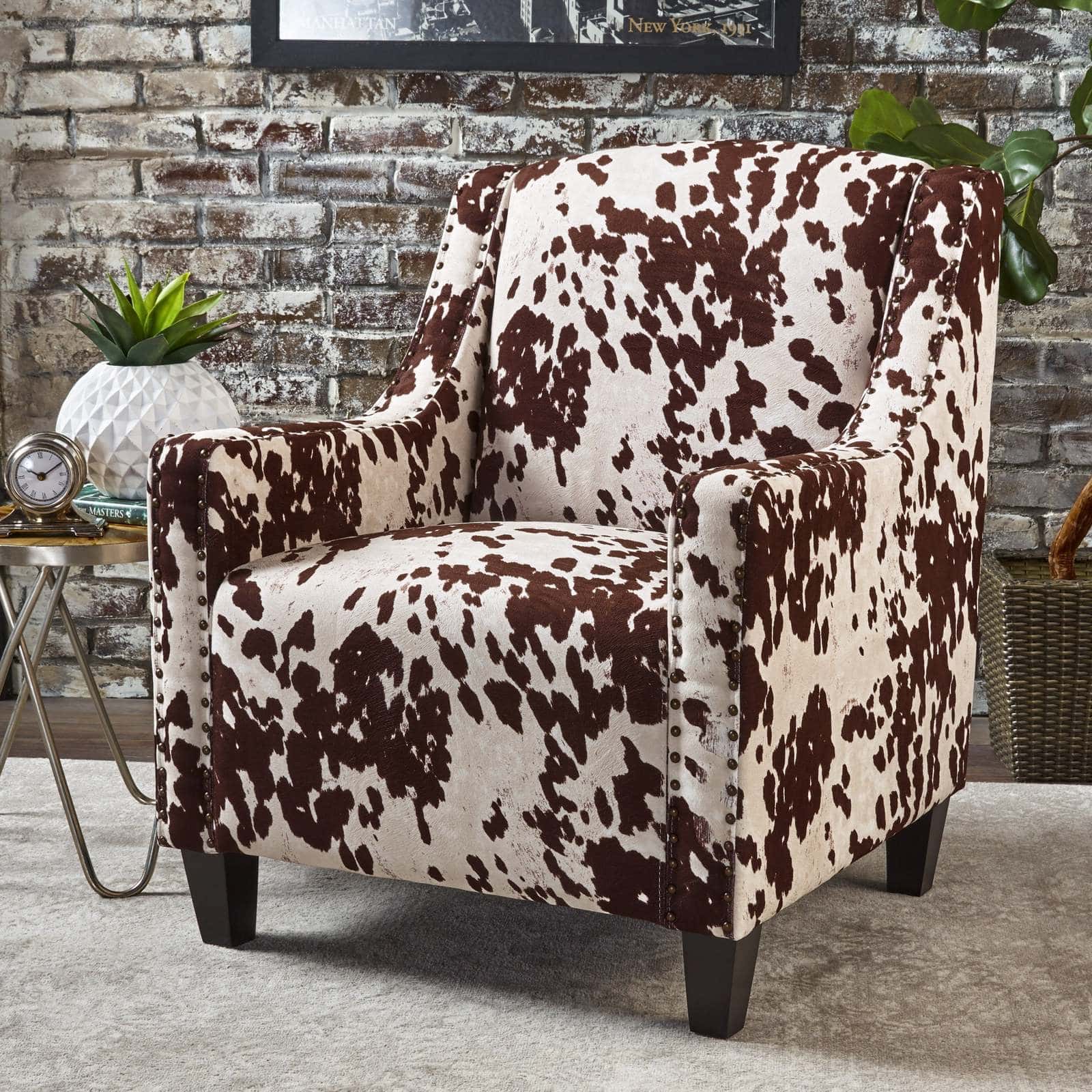Make a Statement with Velvet Cow Print