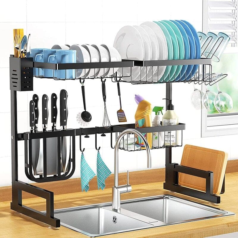 Use an Over the Sink Drying Rack