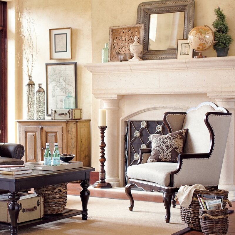 Use Wingback Chairs to Pull Off a Formal Look