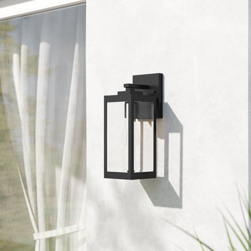 Make It Modern with a Steel Lantern in Black