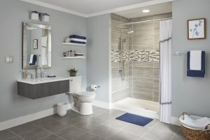 16 Amazing Grey and Blue Bathroom Ideas