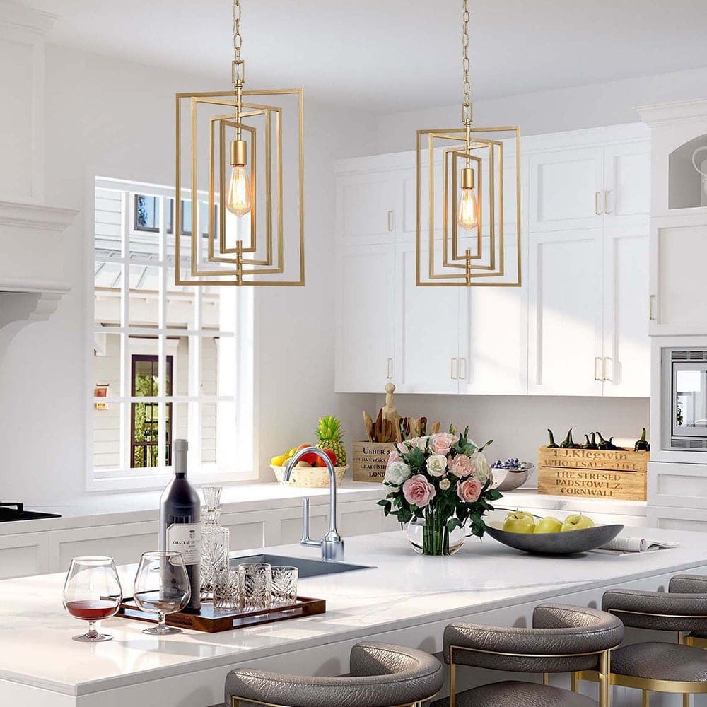 Cooking Up Class with a Contemporary Single Chandelier