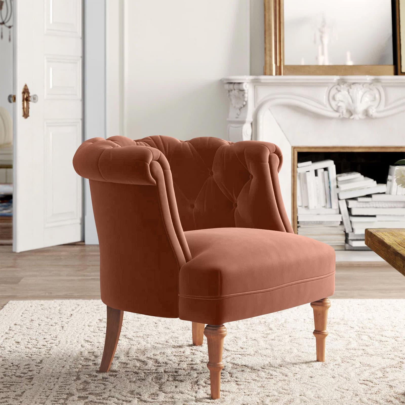 Tufted Chesterfield Accent Chair