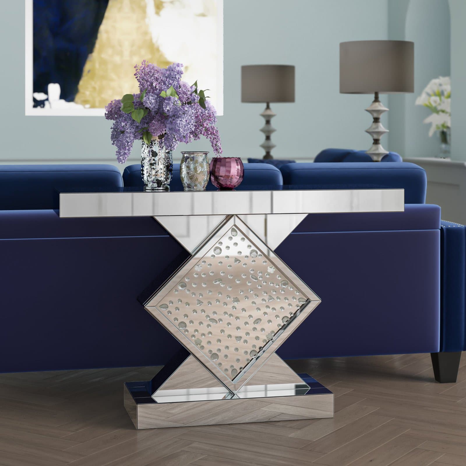 Mirrored Console Table