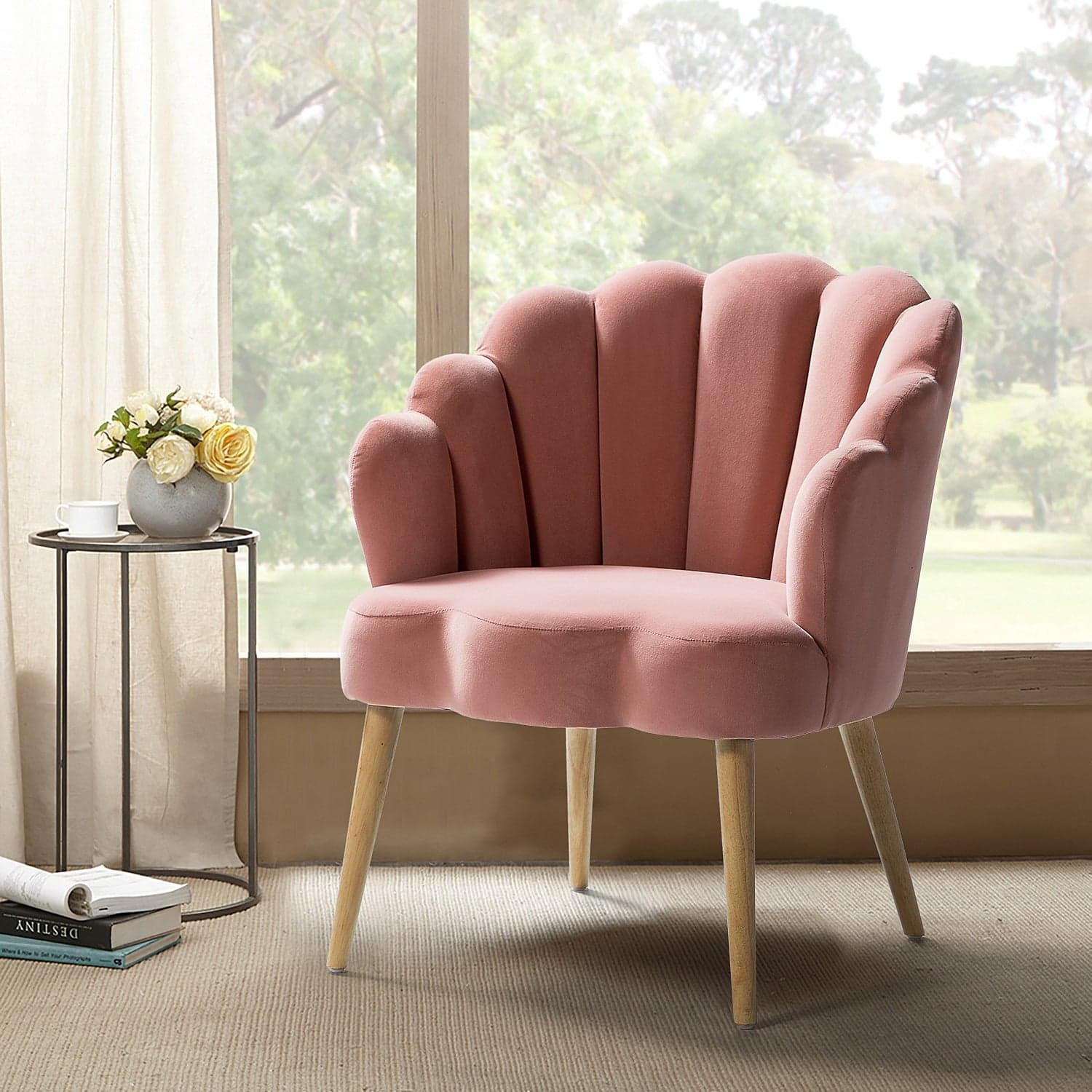 Make a Statement with a Scalloped Arm Chair