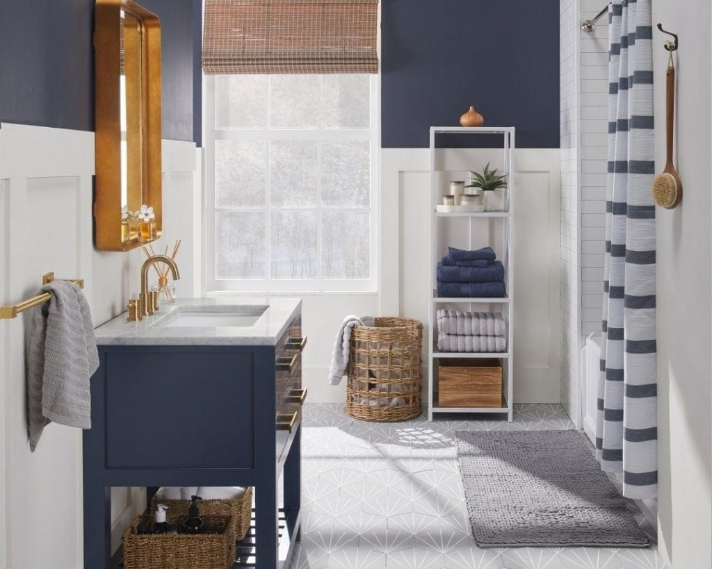 16 Amazing Grey and Blue Bathroom Ideas