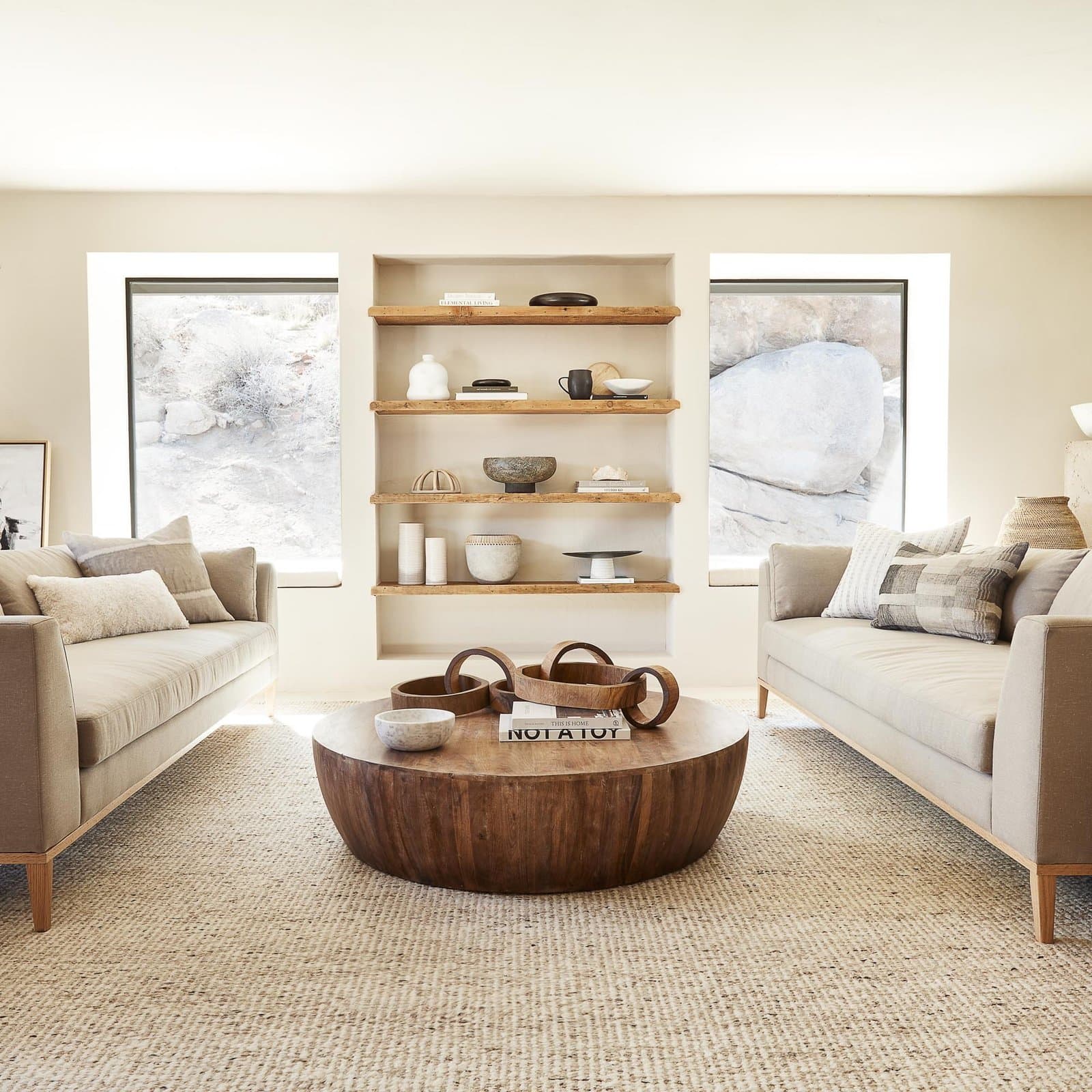 Pull in Earthy Vibes with a Wooden Coffee Table