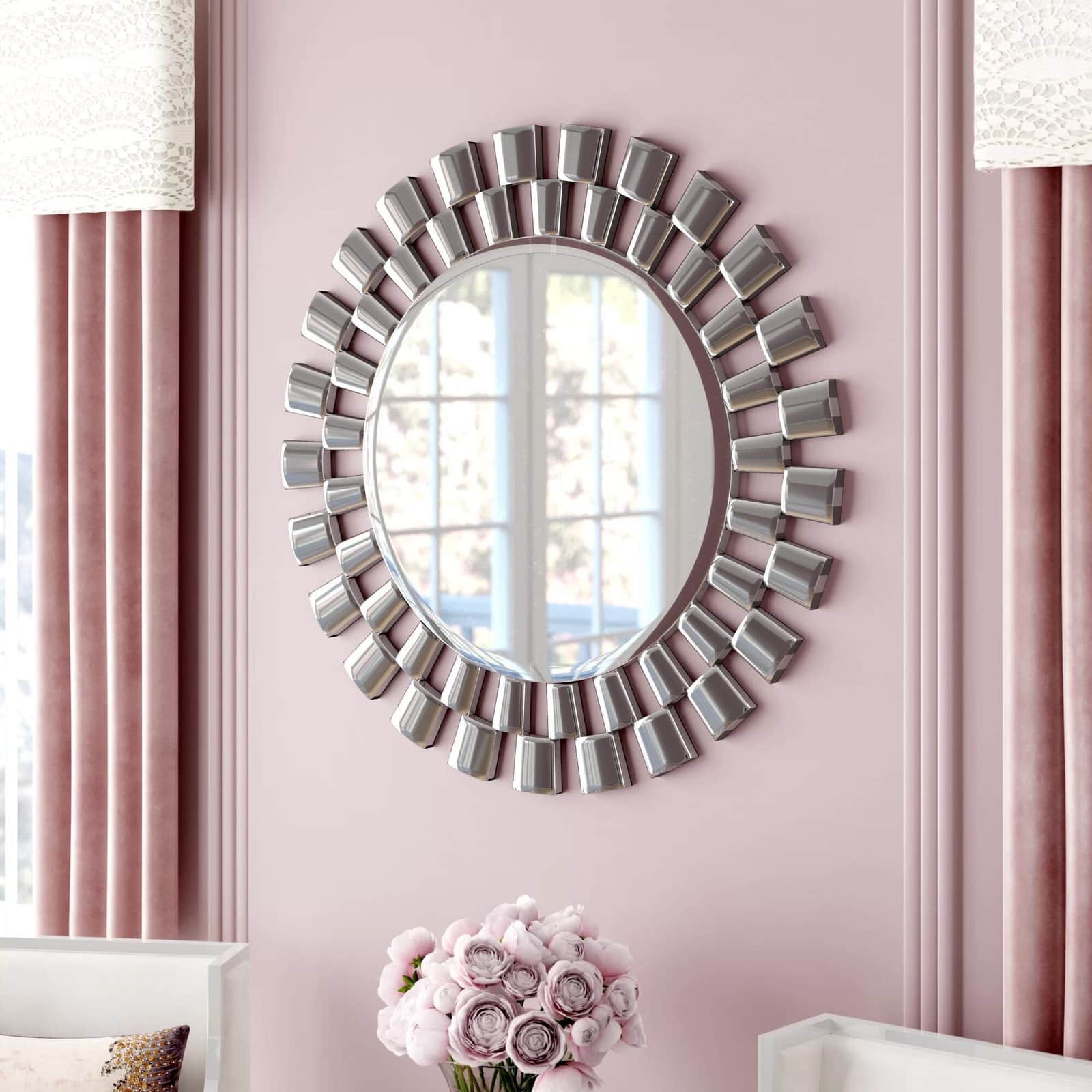 Glam Beveled Accent Mirror