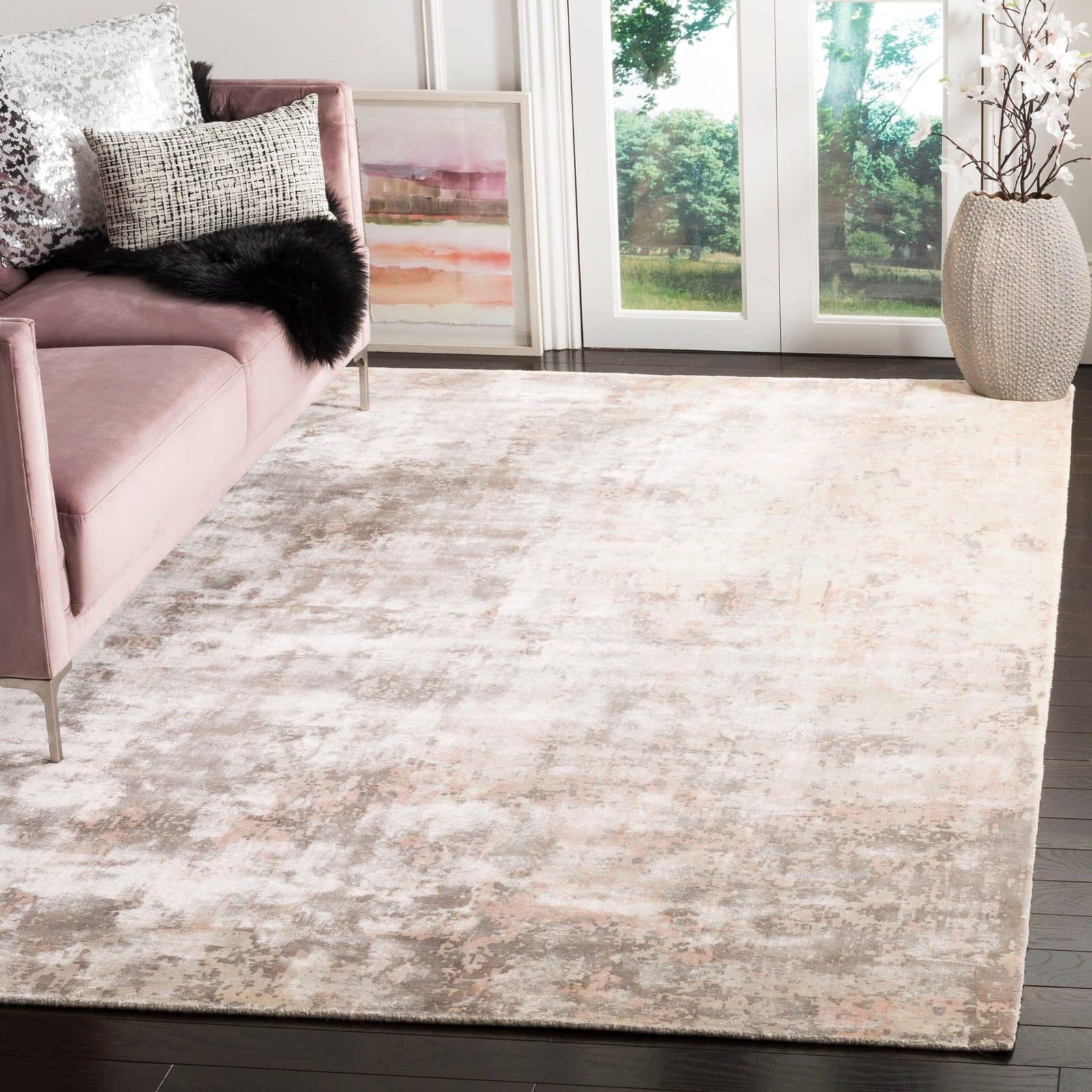 Modern Abstract Glamorous Area Rug