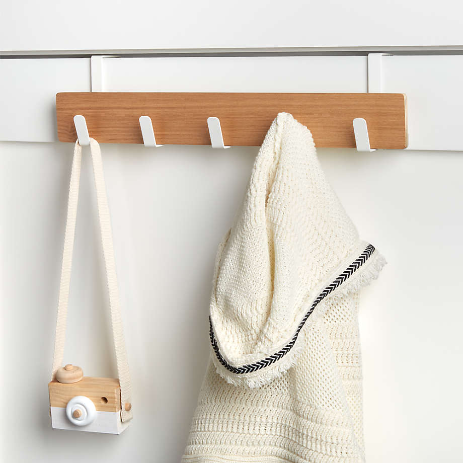 Use an Over the Door Hook Rack for Robes